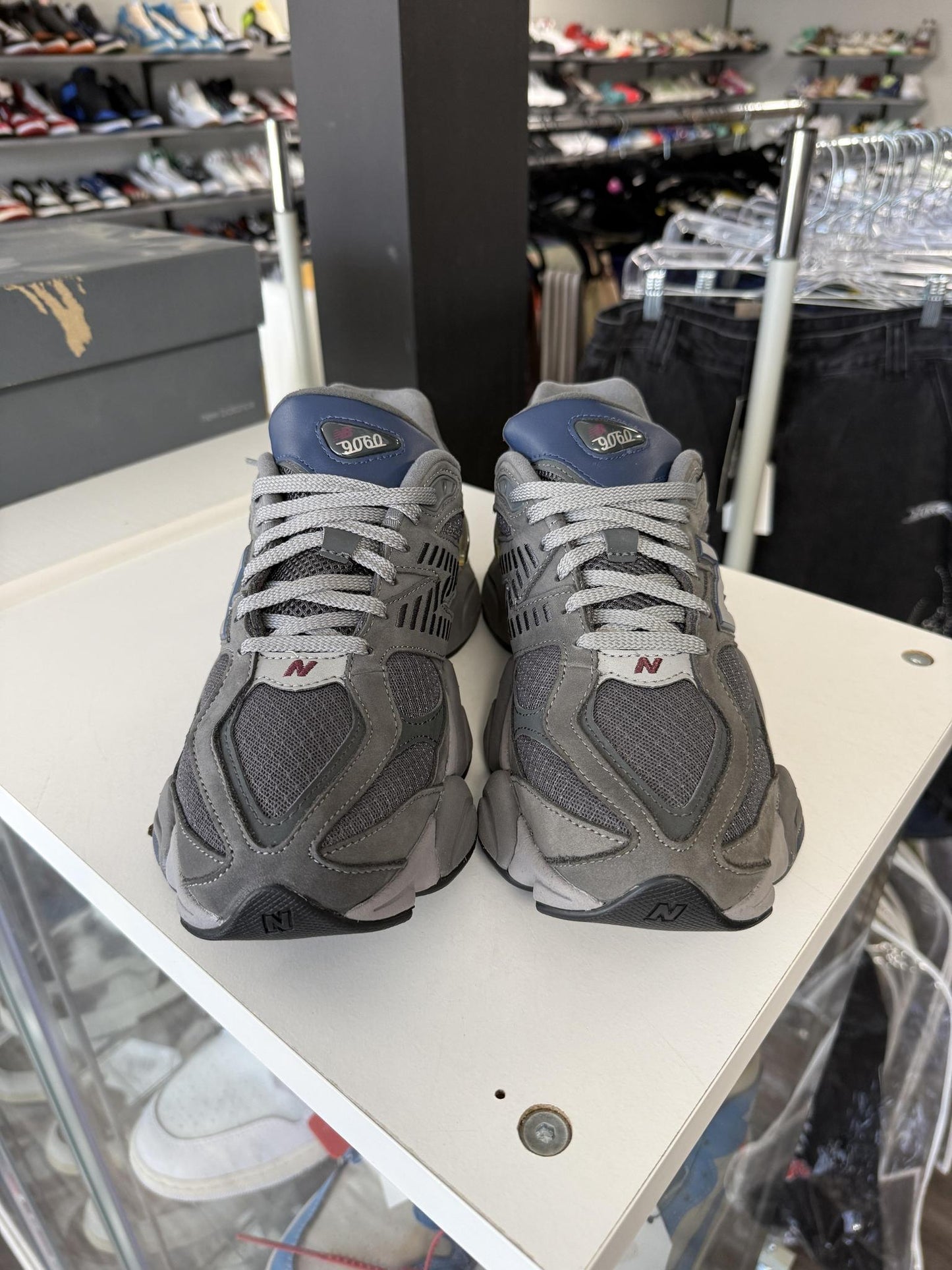 New Balance 9060 "Grey Blue" Used Size 8.5