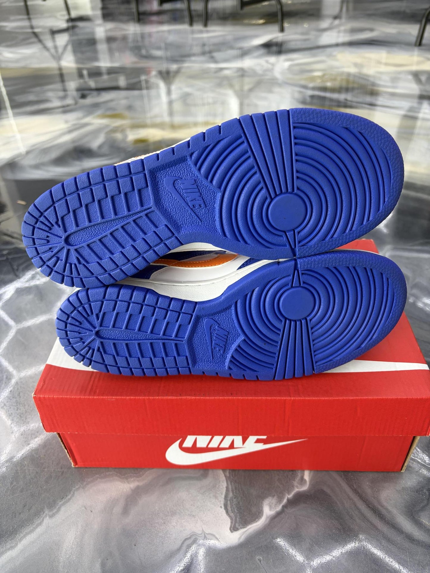 Nike Dunk Low "Knicks" Used Size 5.5Y/7W