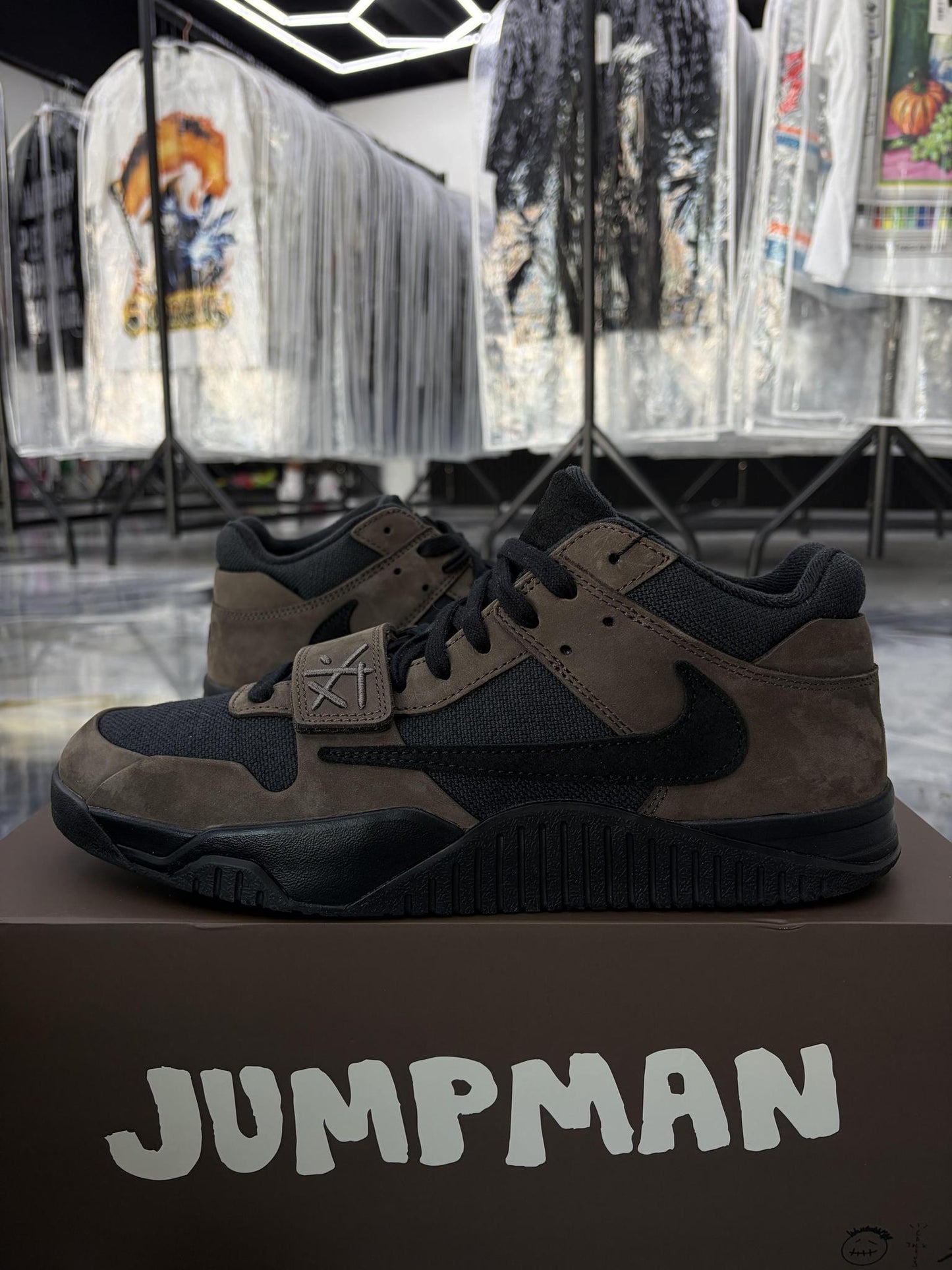 Travis Scott Jumpman Jack "Dark Mocha" Used Size 13