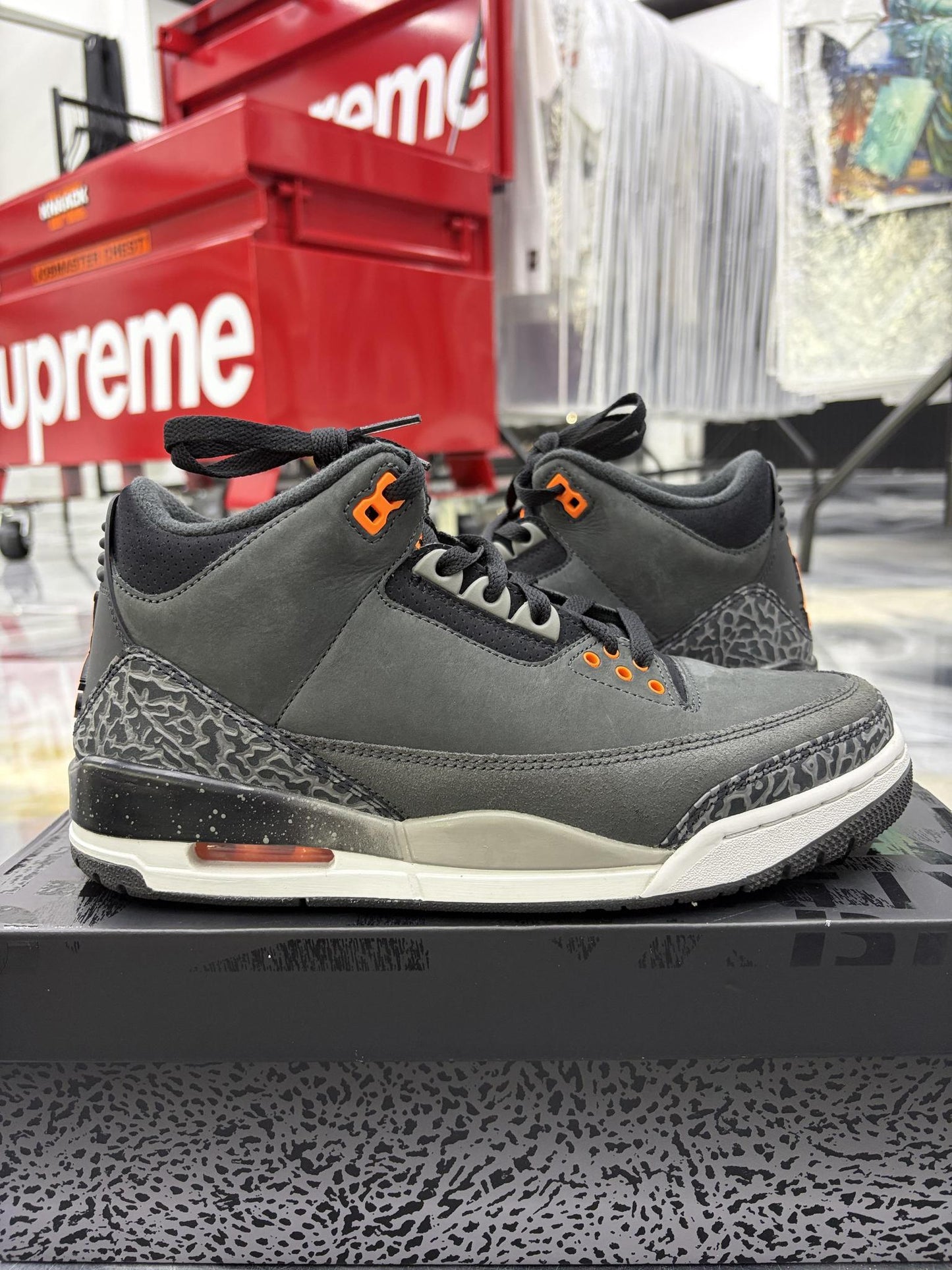 Jordan 3 "Fear" Used Size 9