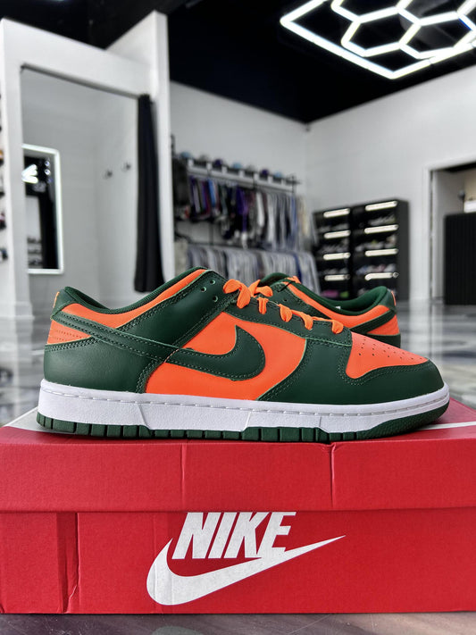 Nike Dunk Low "Miami Hurricanes" Used Size 9.5