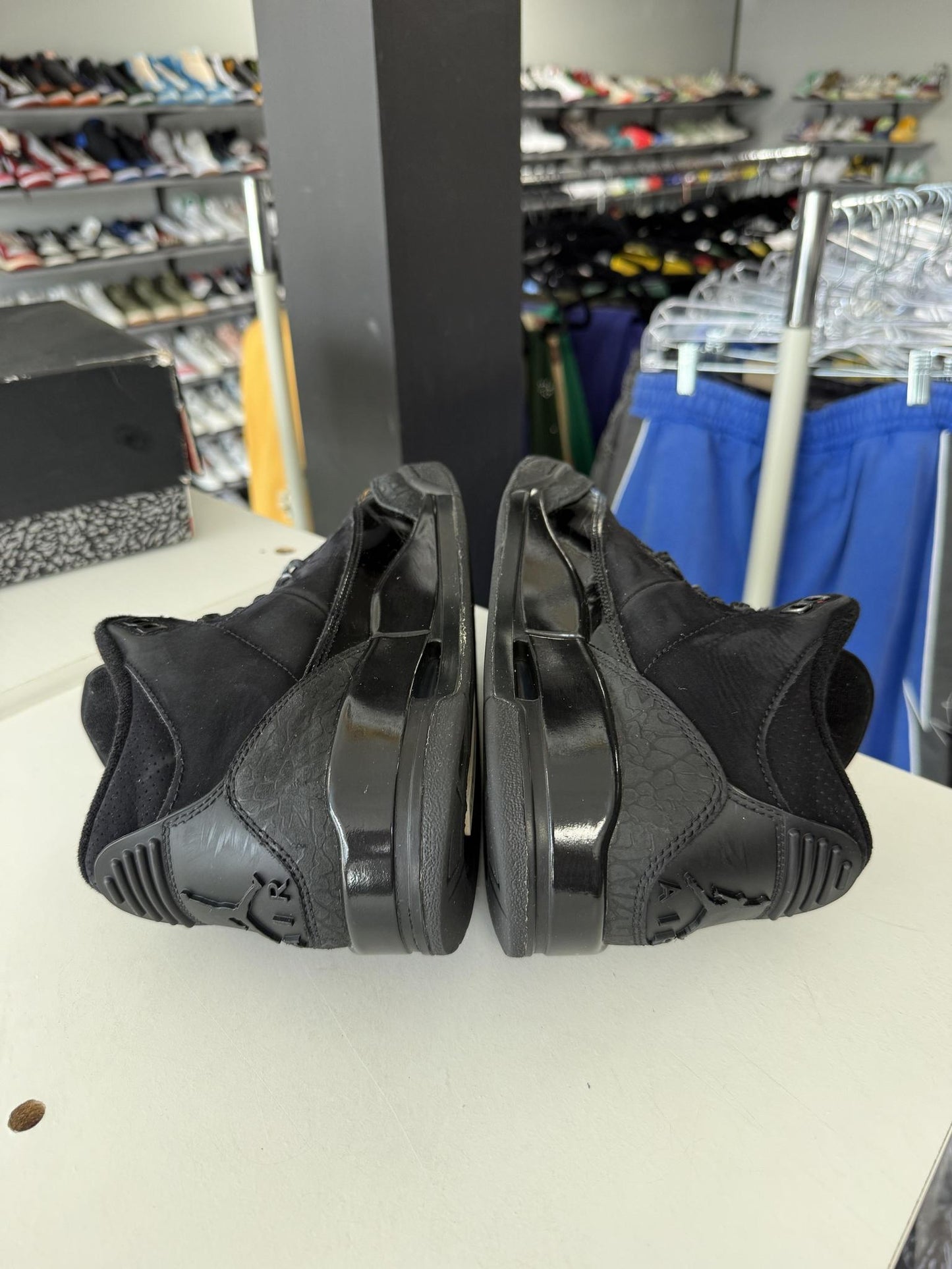 Jordan 3 "Black Cat" Used Size 8