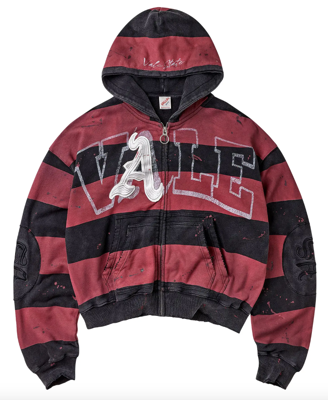 Vale ATL Zip Up "Black/Red"