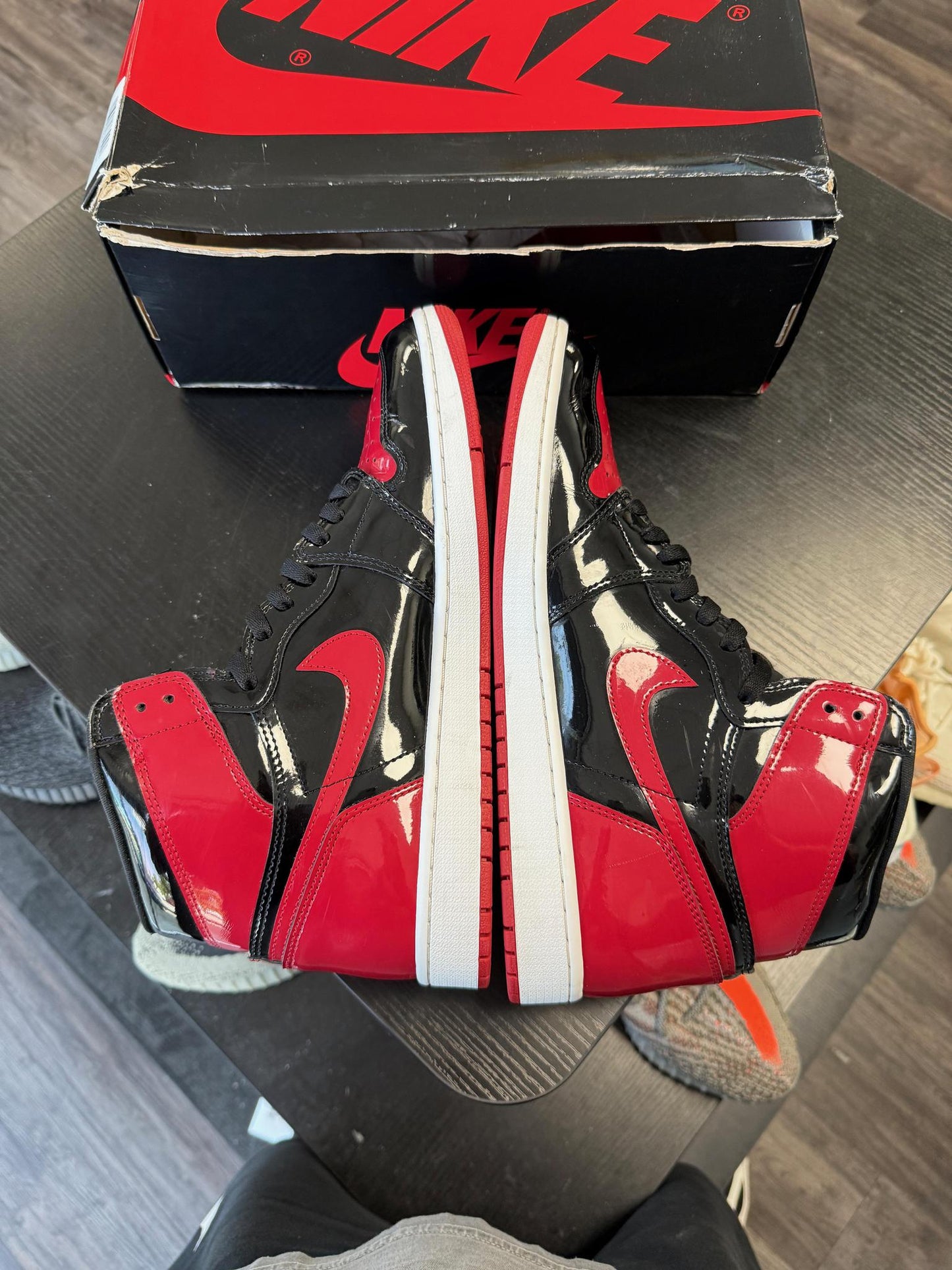 Jordan 1 "Patent Bred" Used Size 13