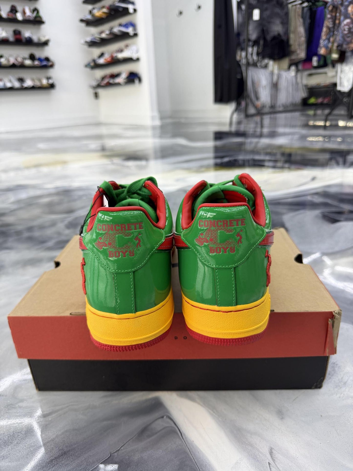 Nike Air Force One Low Lil Yachty "Concrete Boys" Used Size 14