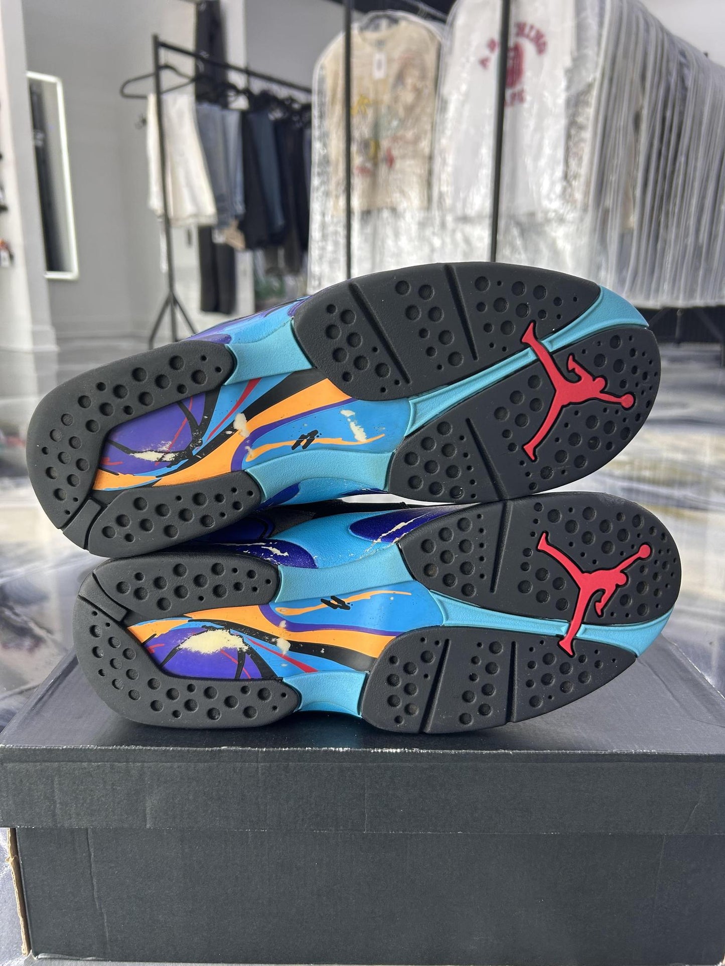 Jordan 8 "Aqua 2015" Used Size 9
