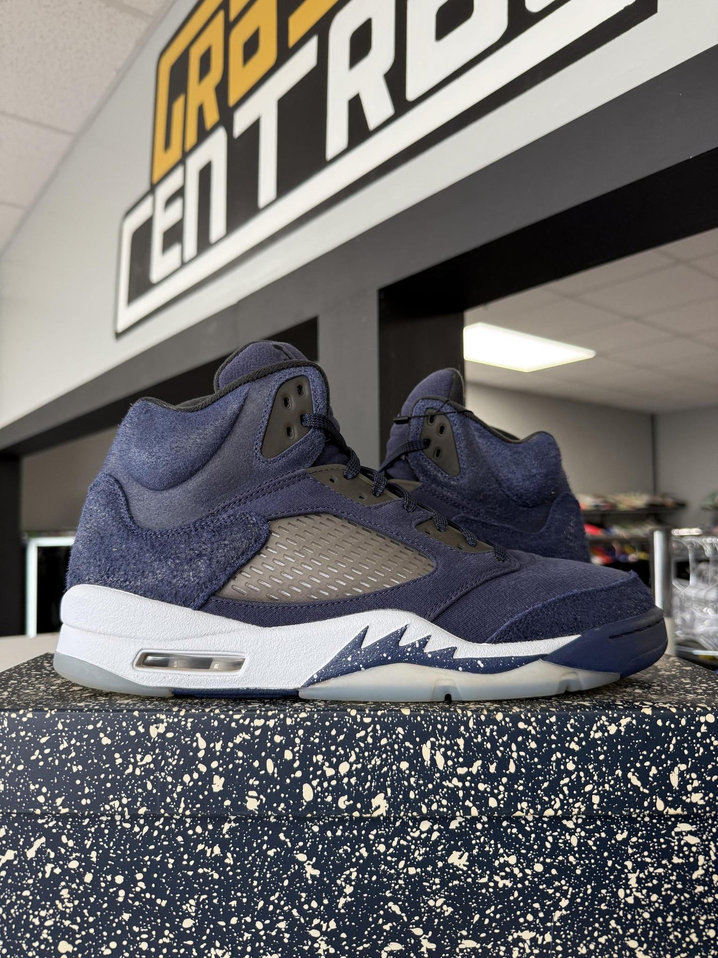 Jordan 5 "Midnight Navy" Used Size 12