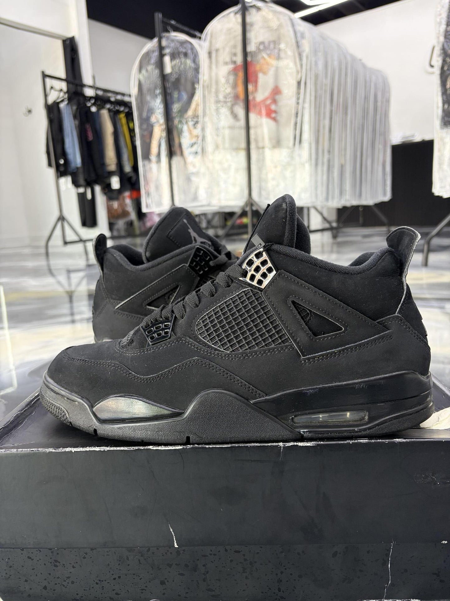 Jordan 4 "Black Cat 2020" Used Size 12