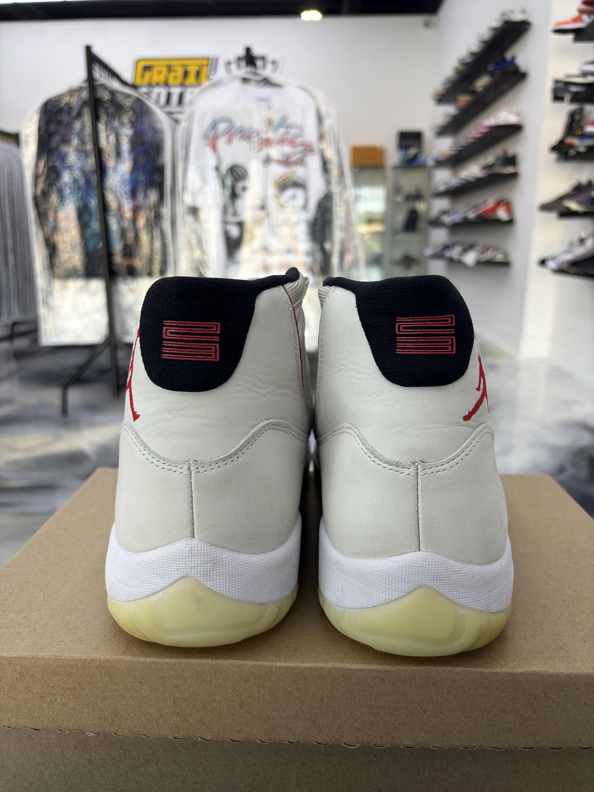 Jordan 11 "Platinum" Used Size 14