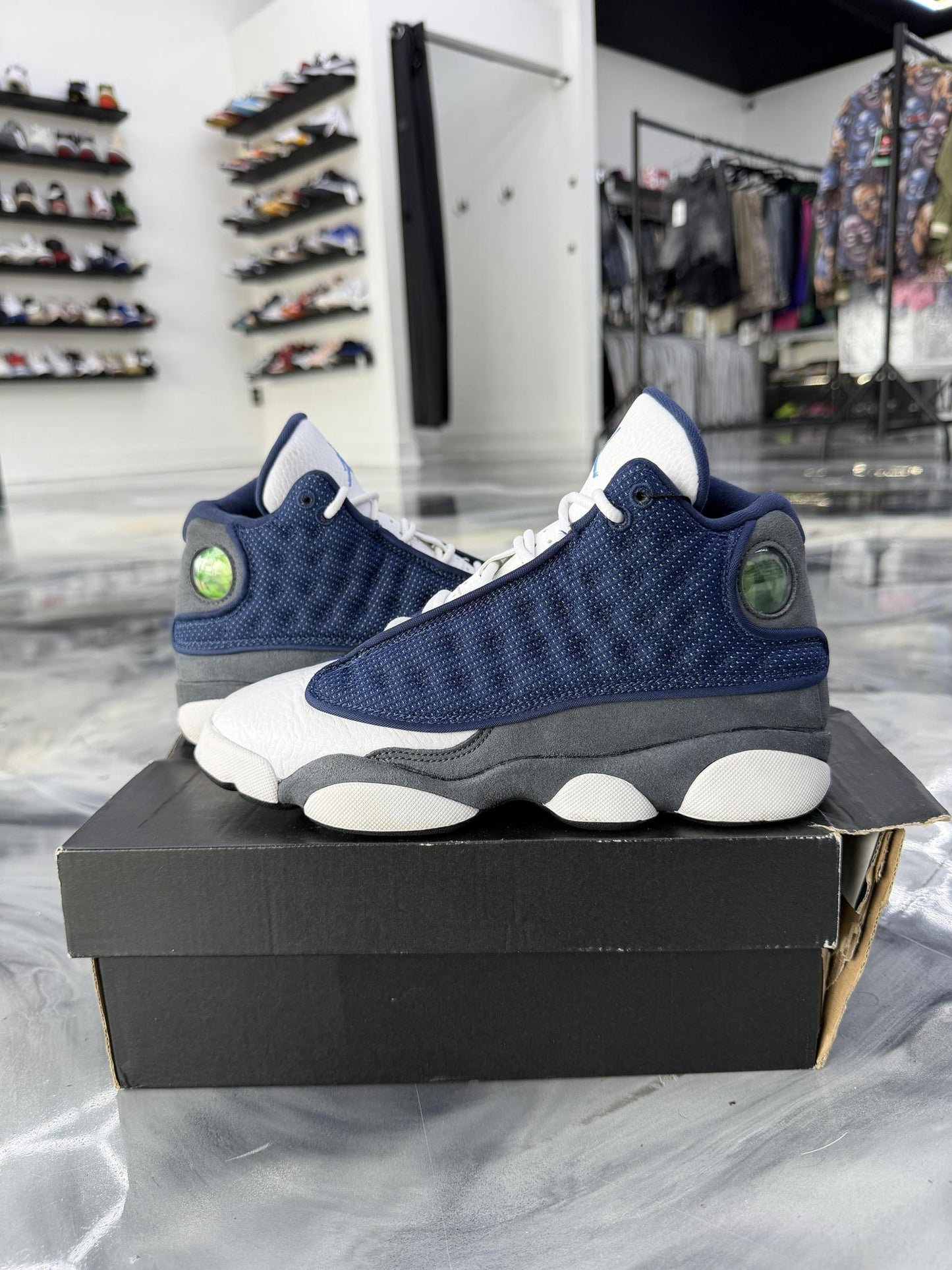 Jordan 13 "Flint" Used Size 5Y.6.5W