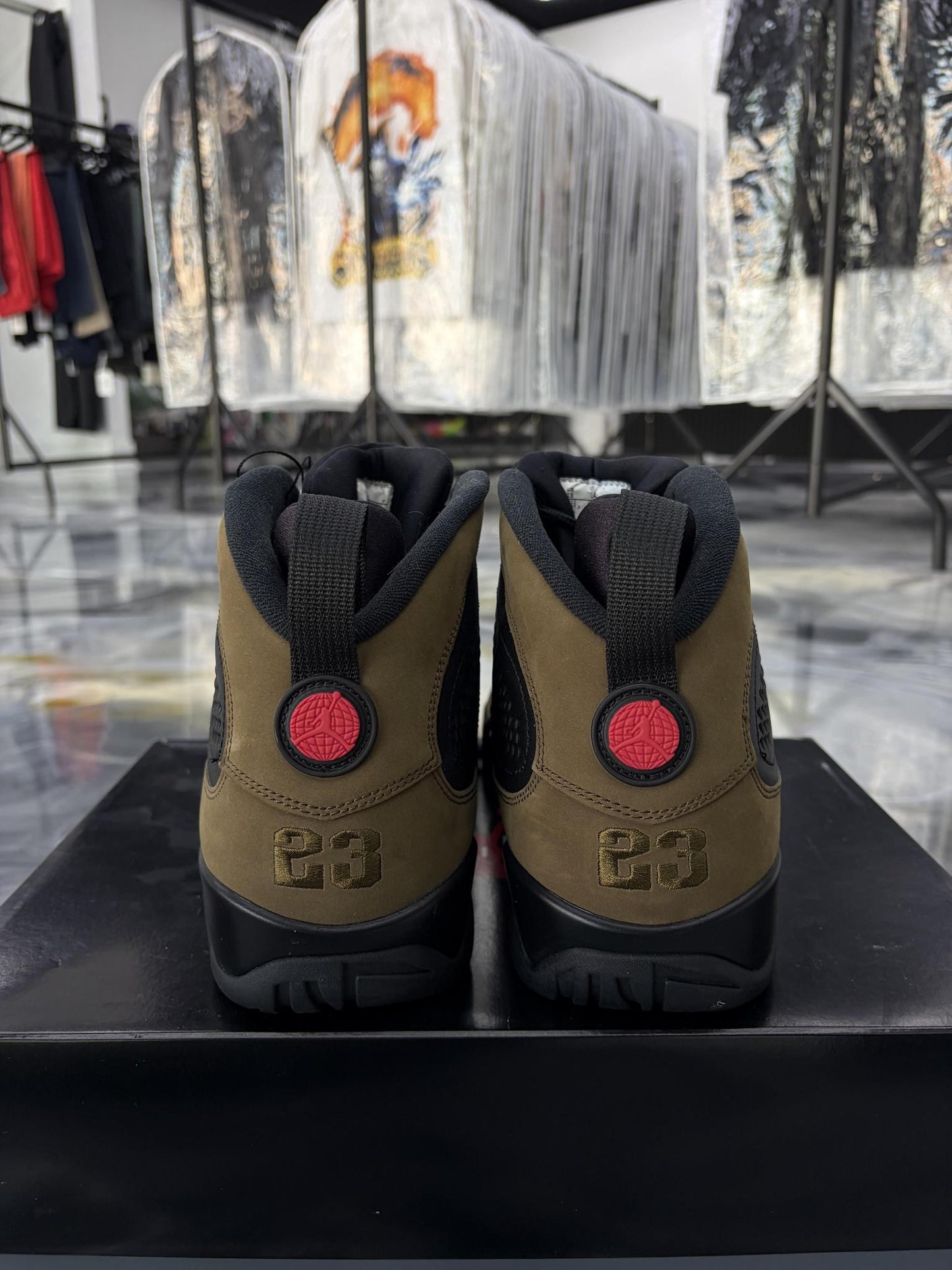 Jordan 9 "Olive" Used Size 13