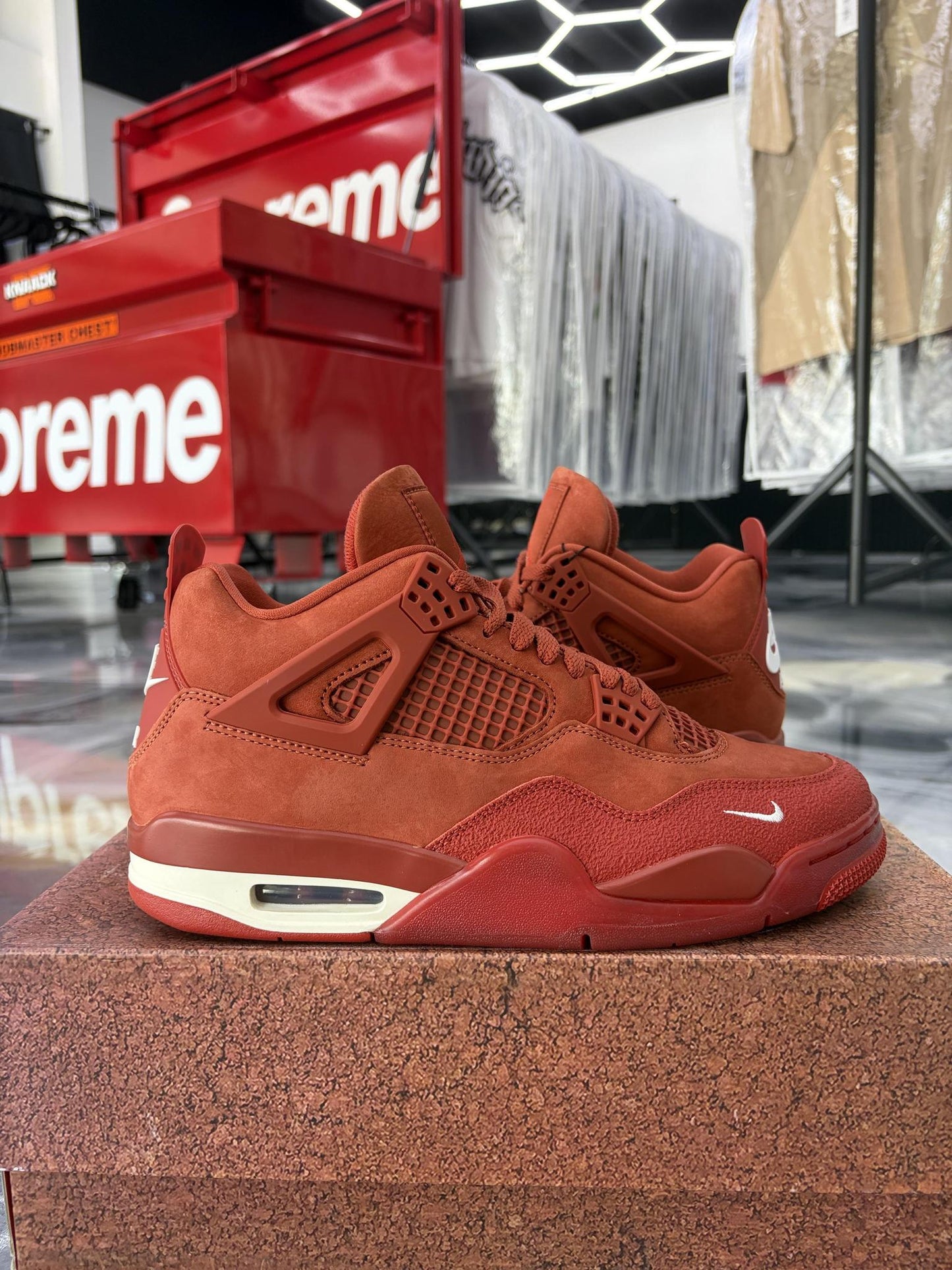 Jordan 4 "Brick By Brick" Used Size 9.5