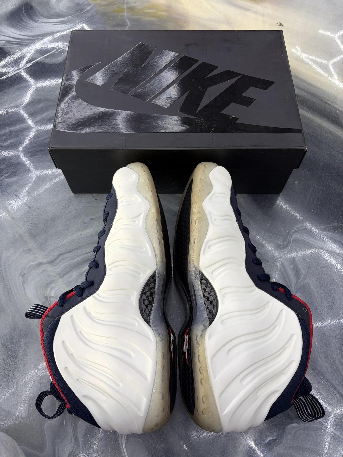 Nike Air Foamposite One "Olympic" Used Size 12