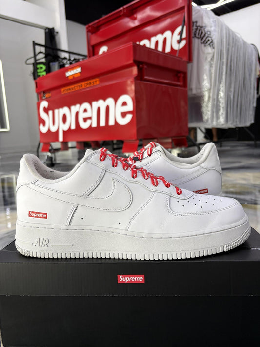 Supreme Air Force 1 Low "White" Used Size 12