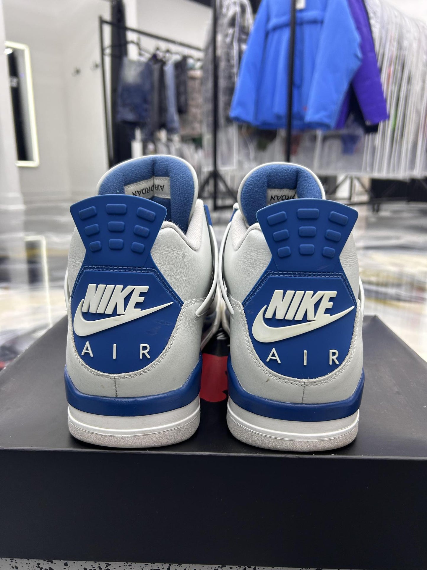 Jordan 4 "Military Blue" Used Size 16