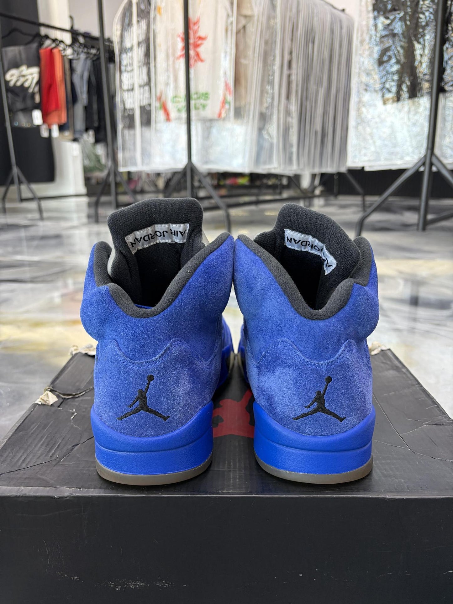 Jordan 5 "Blue Suede" Used Size 9.5