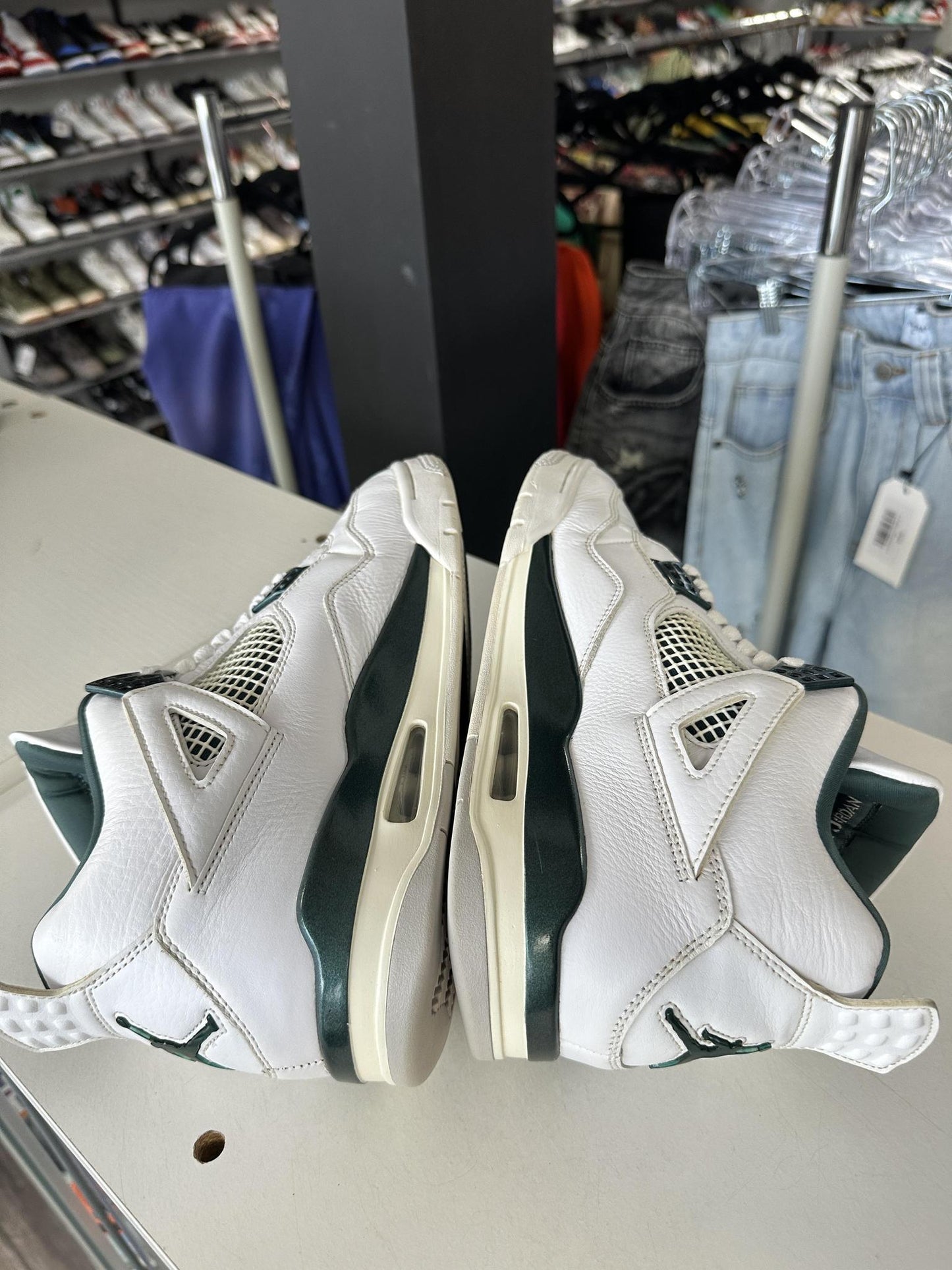 Jordan 4 "Oxidized Green" Size 10