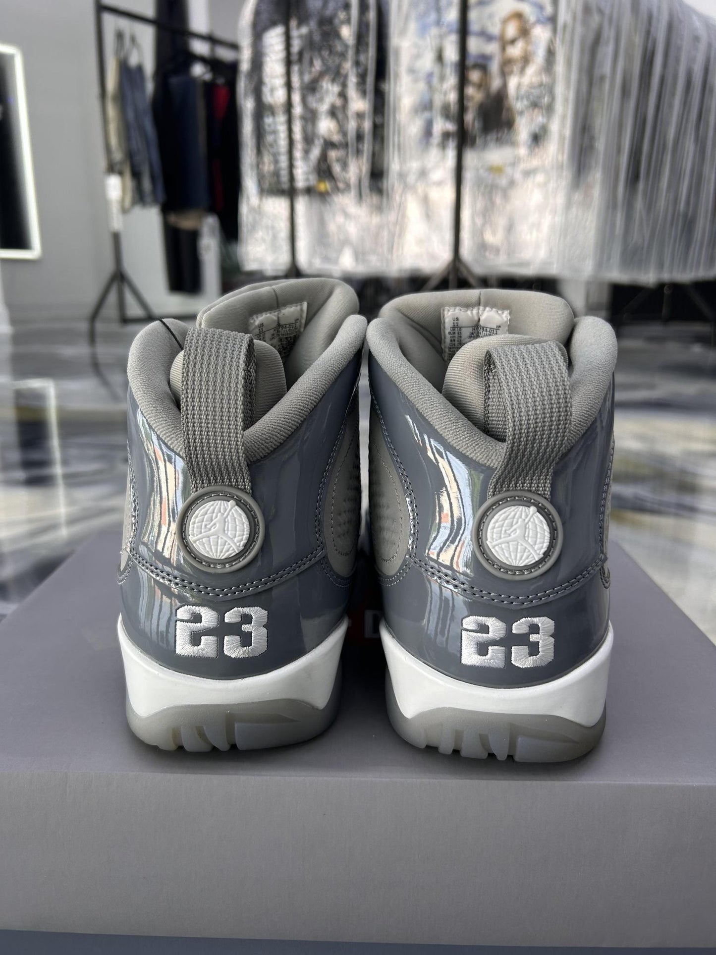Jordan 9 "Cool Grey" Used Size 11