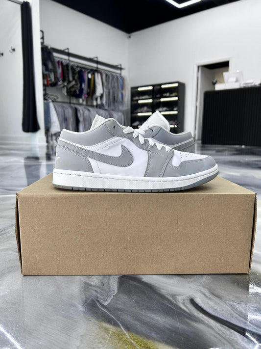 Jordan 1 Low "Wolf Grey" Used Size 7Y/8.5W