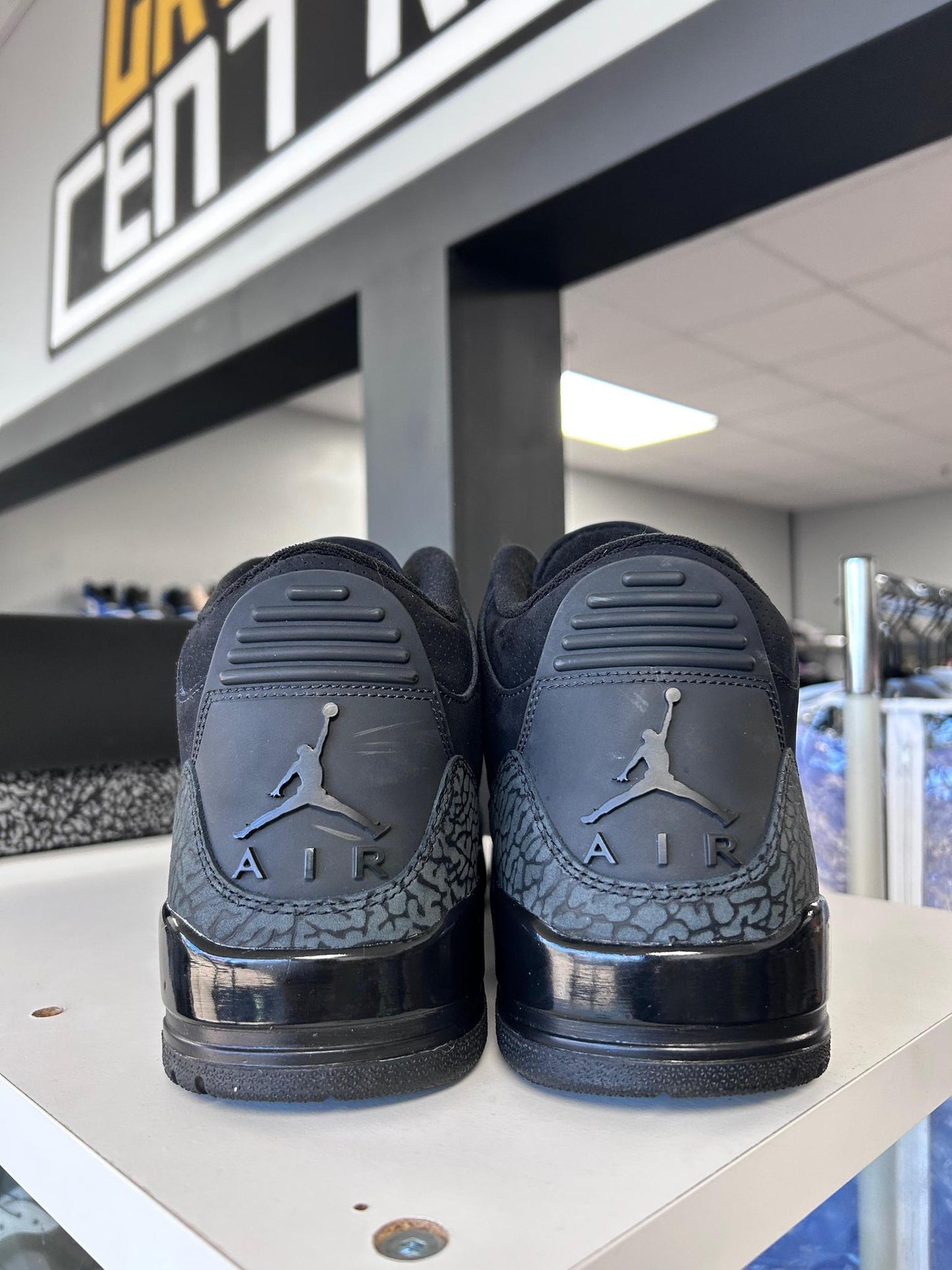 Jordan 3 "Black Cat" Used Size 14