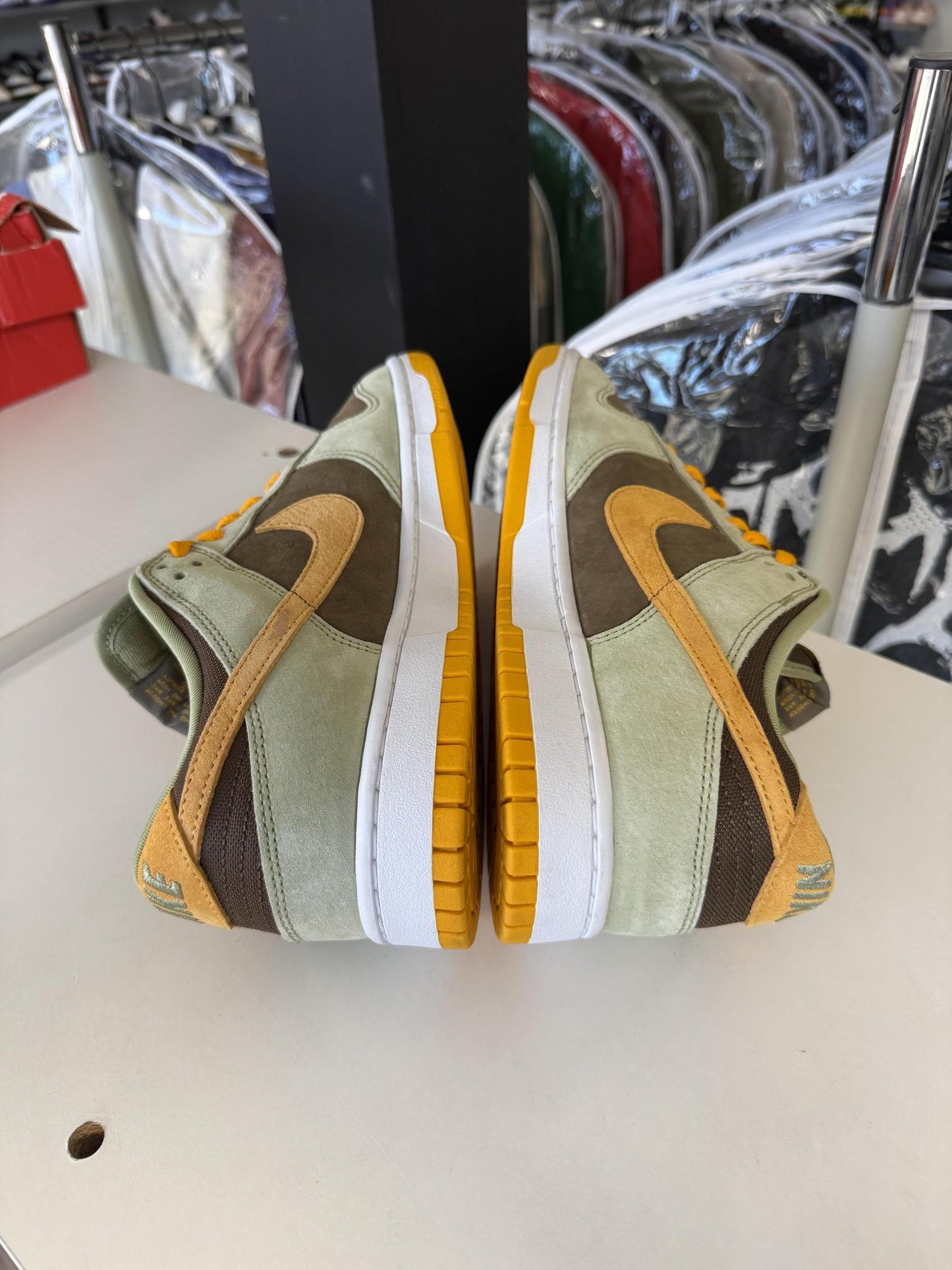 Dunk Low "Dusty Olive" Used Size 10
