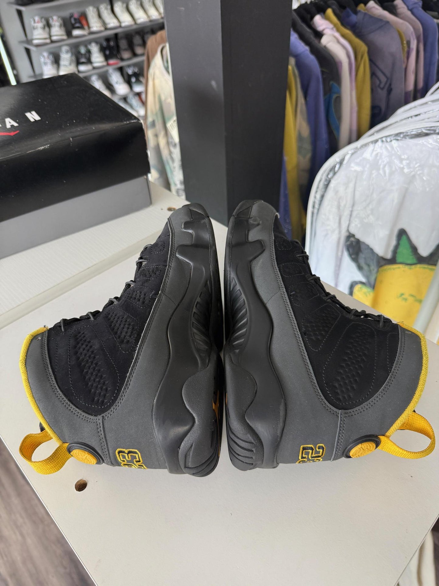 Jordan 9 "University Gold" Used Size 8