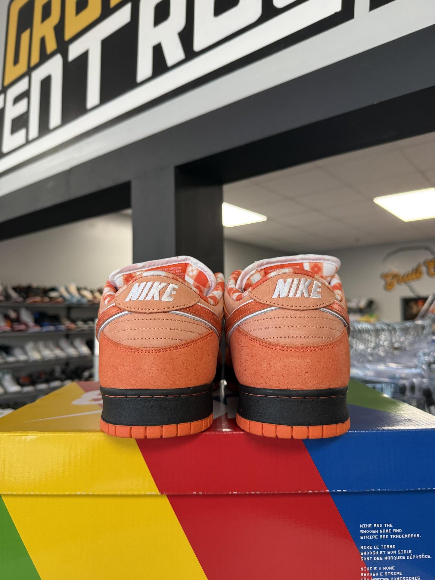 Nike Dunk SB "Orange Lobster" Used Size 14