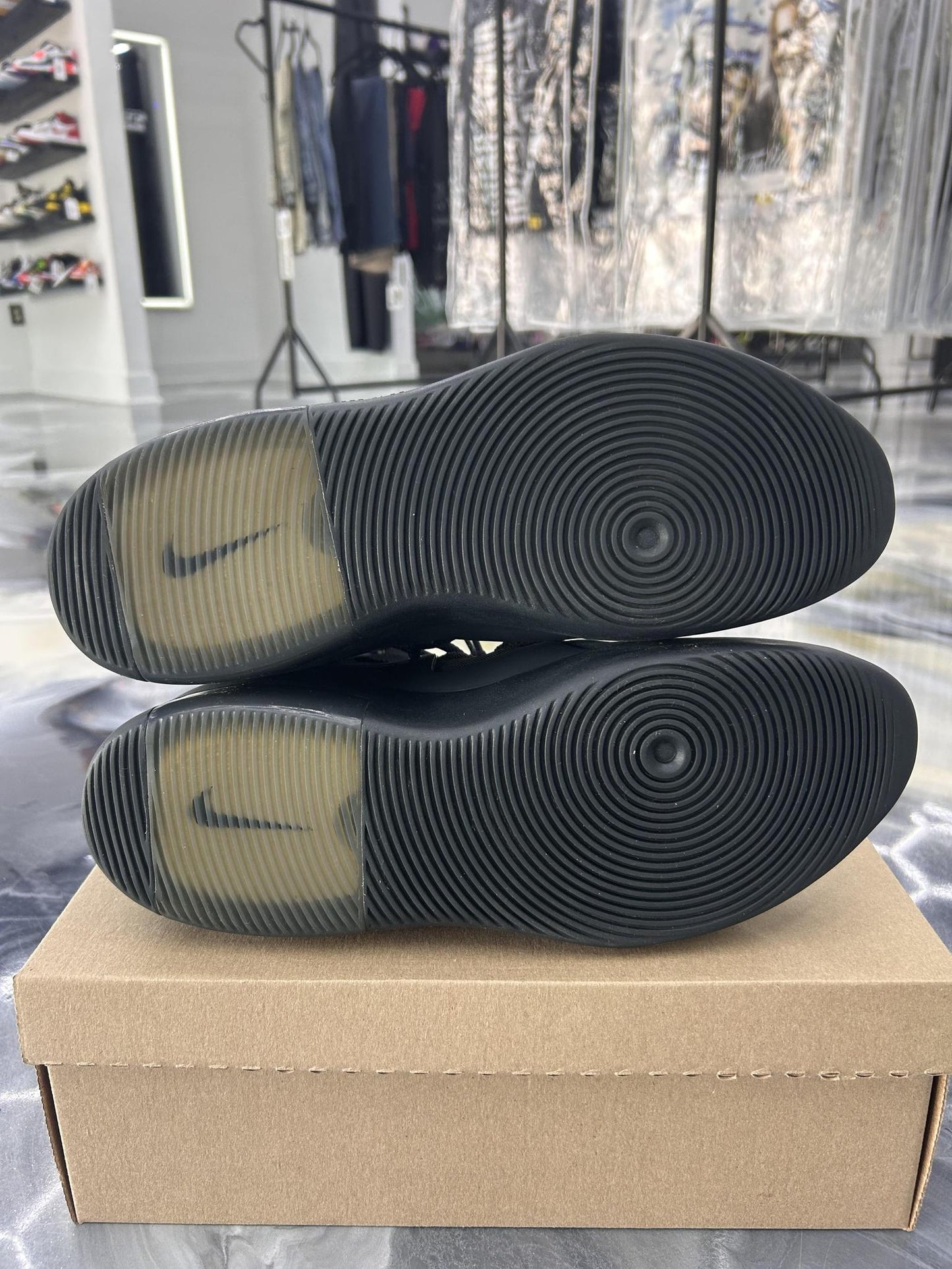 Nike x FOG 1 "Triple Black" Used Size 12