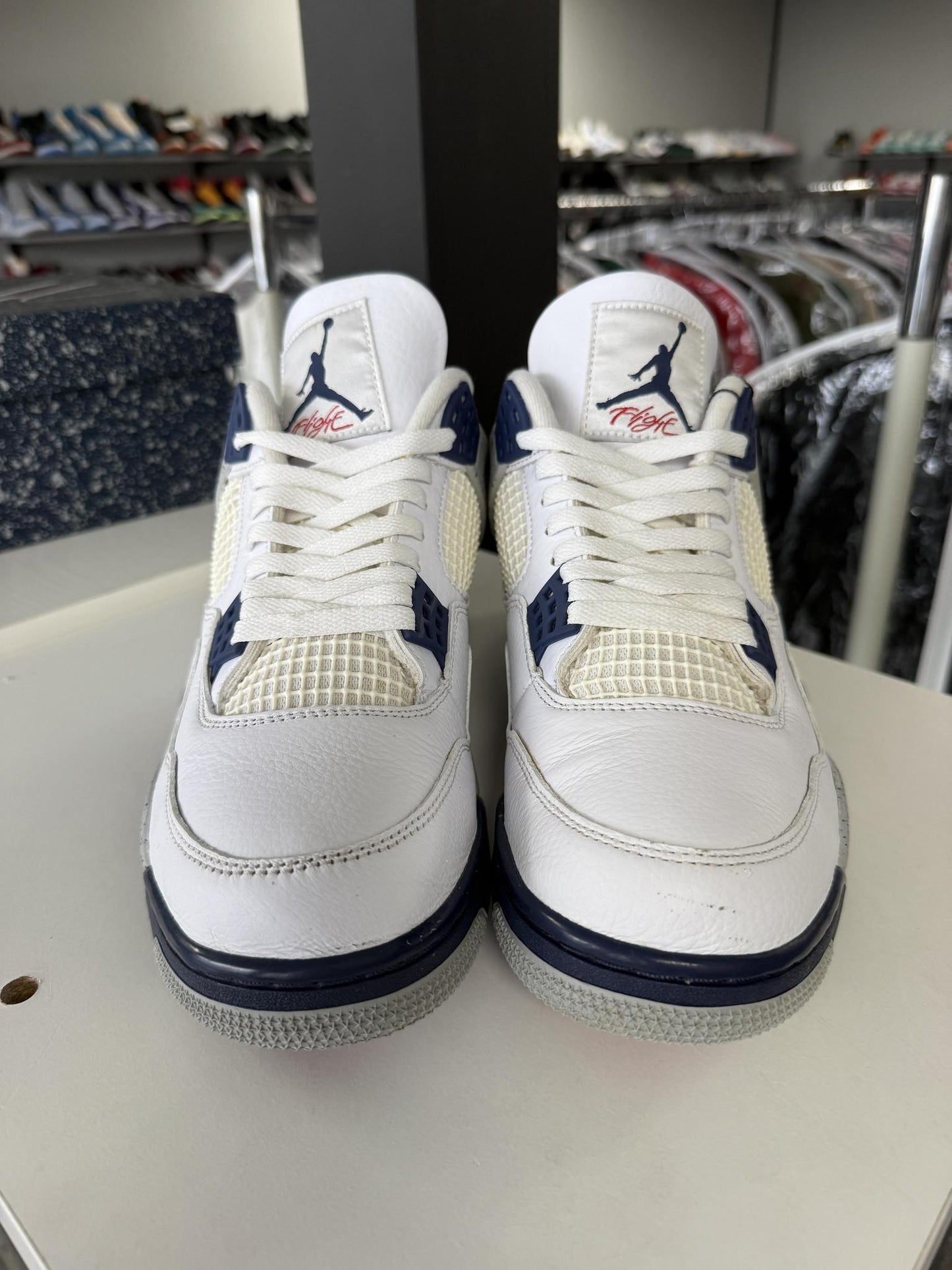 Jordan 4 "Midnight Navy" Used Size 10.5