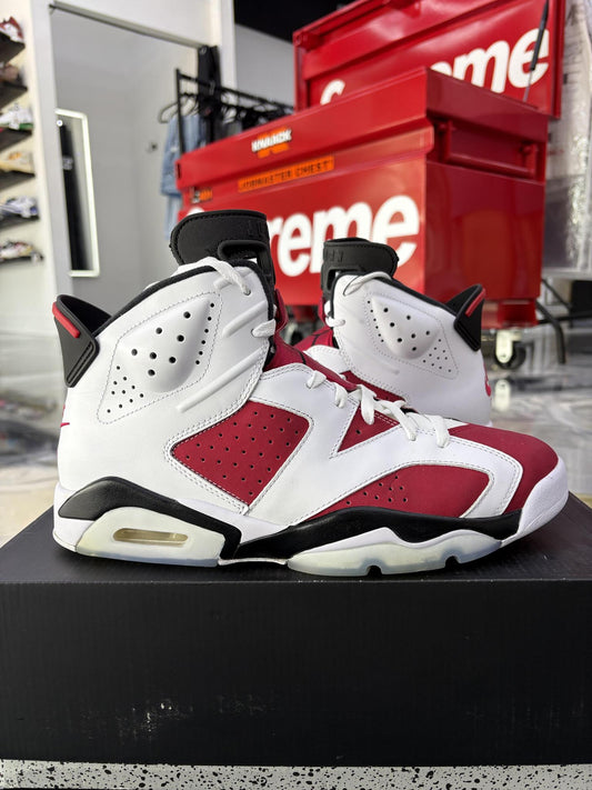 Jordan 6 "Carmine" Used Size 11