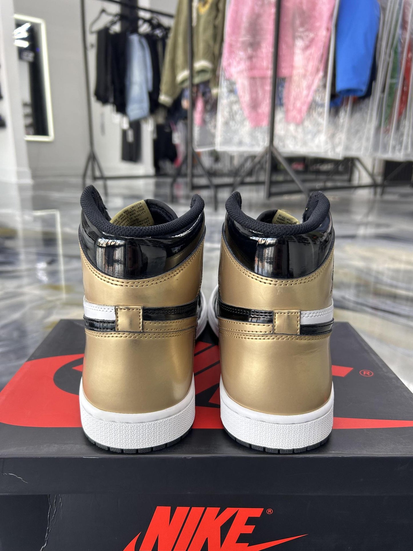 Jordan 1 "Gold Toe" Used Size 11.5