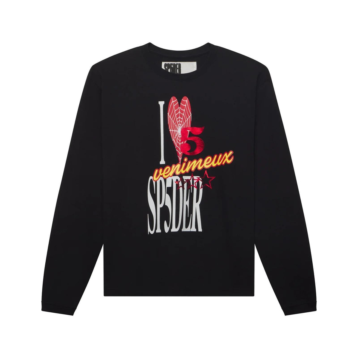Sp5der Souvenir LS Tee "Onyx/Red/Yellow"