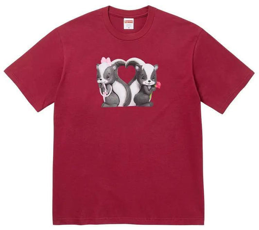 Supreme Skunk Tee "Cardinal"