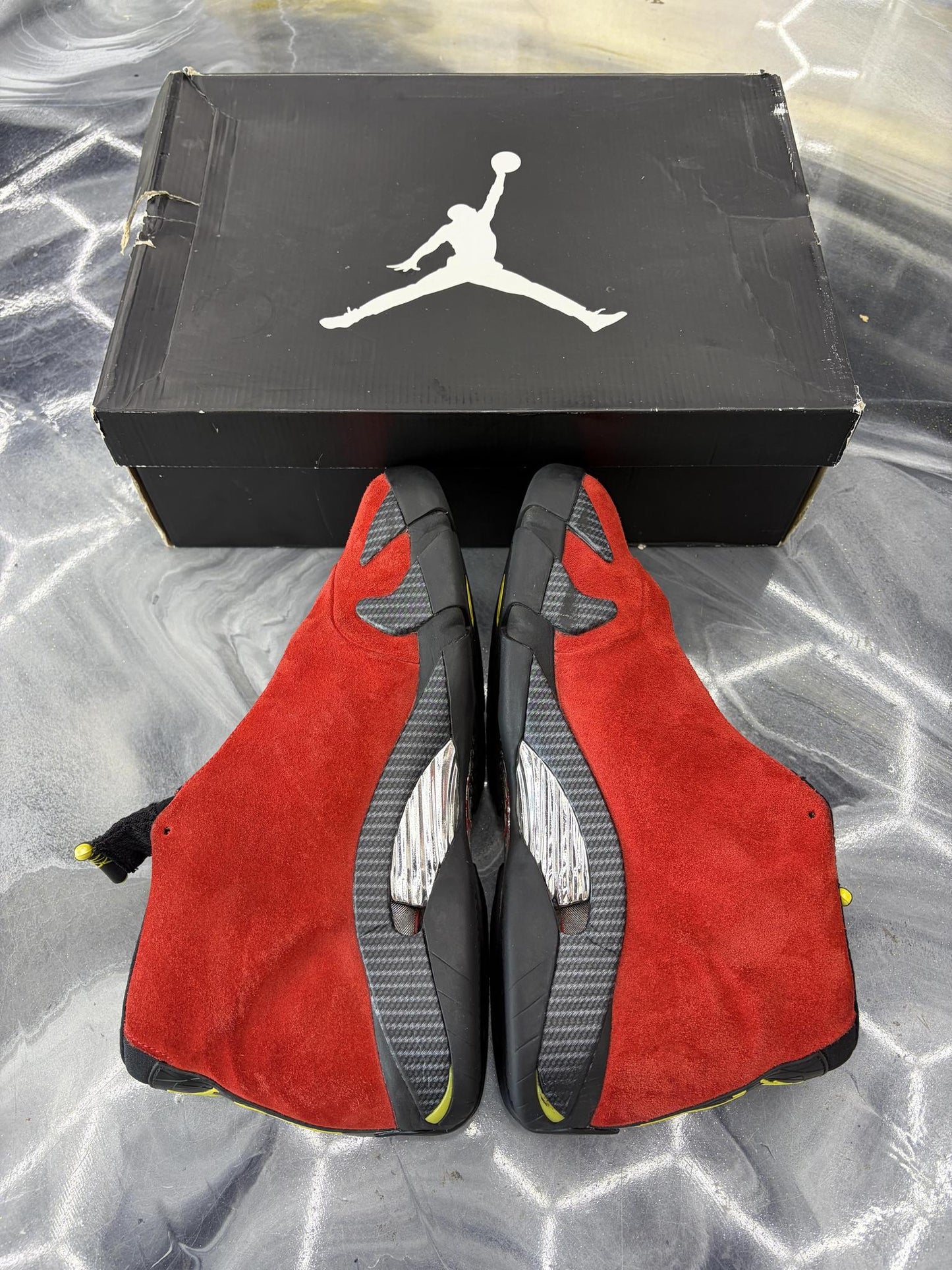 Jordan 14 "Ferrari 2014" Used Size 12