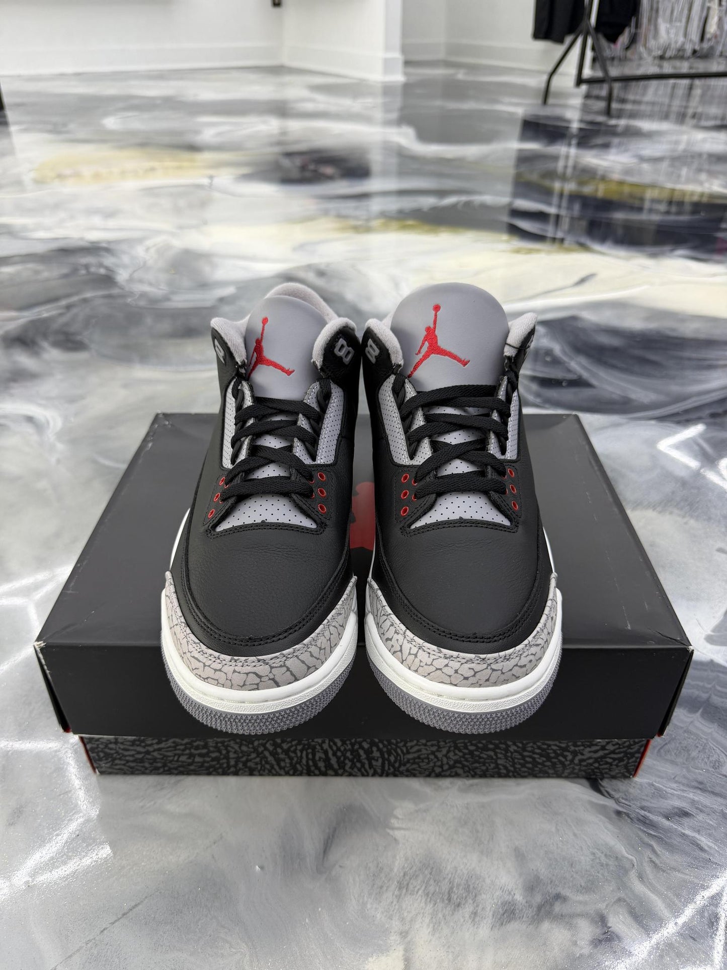 Jordan 3 Black Cement Used Size 11