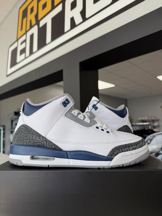 Jordan 3 "Midnight Navy" Used Size 7Y/8.5W