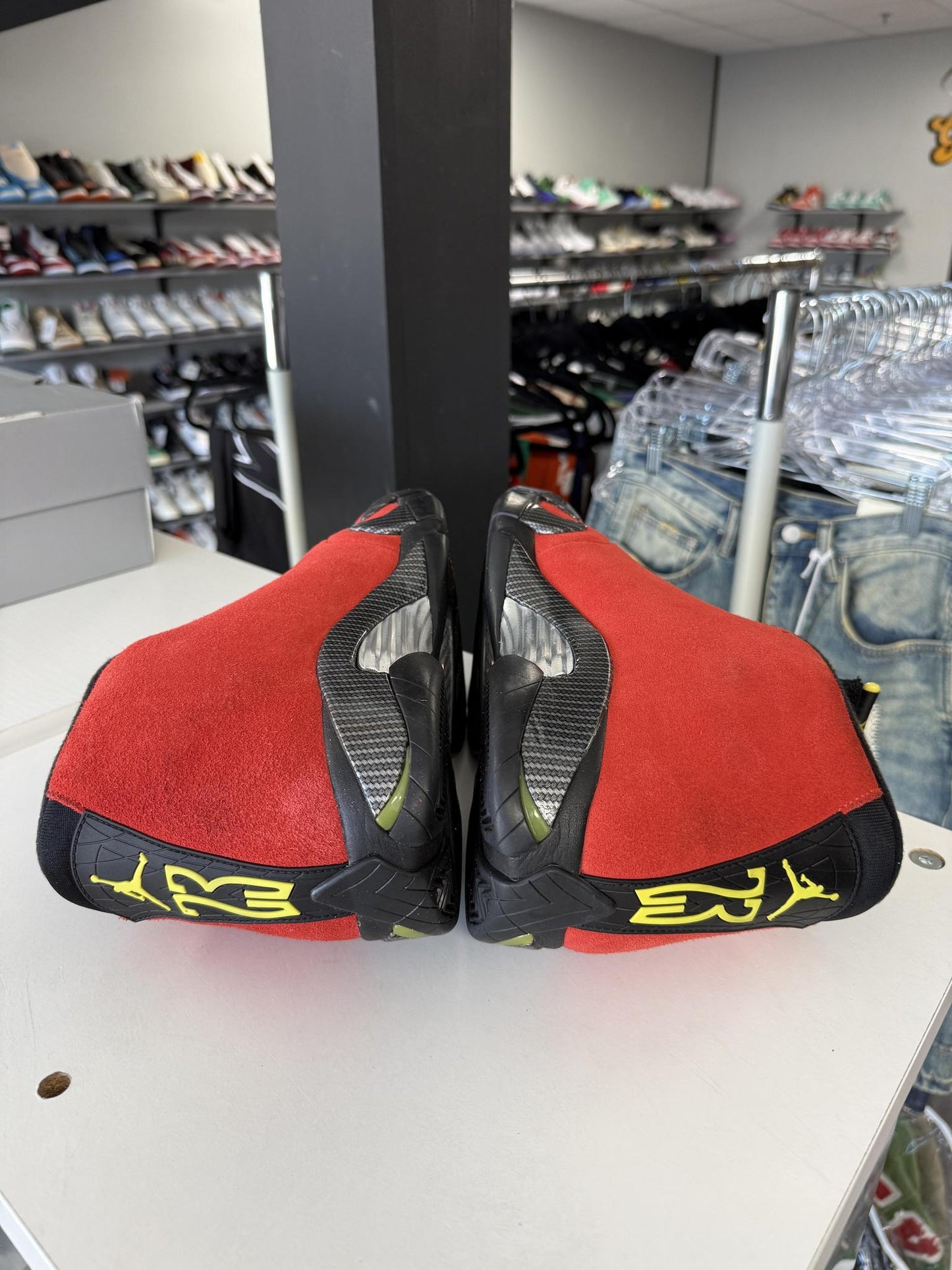 Jordan 14 Ferrari Used Size 11.5