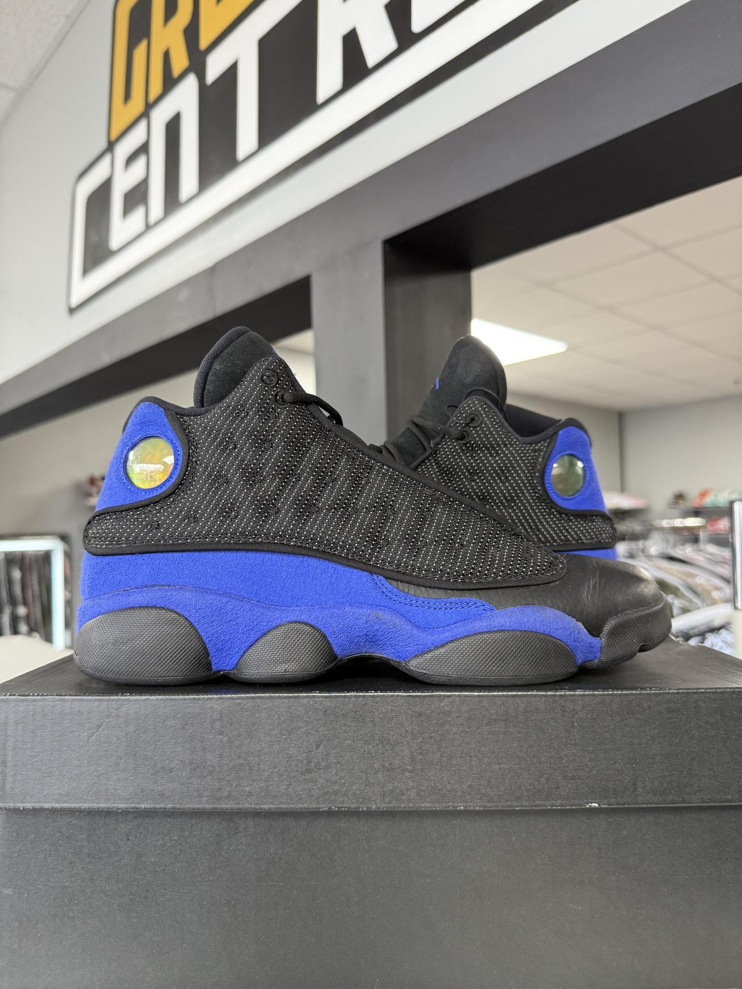 Jordan 13 "Black Hyper Royal" Used Size 7Y/8.5W