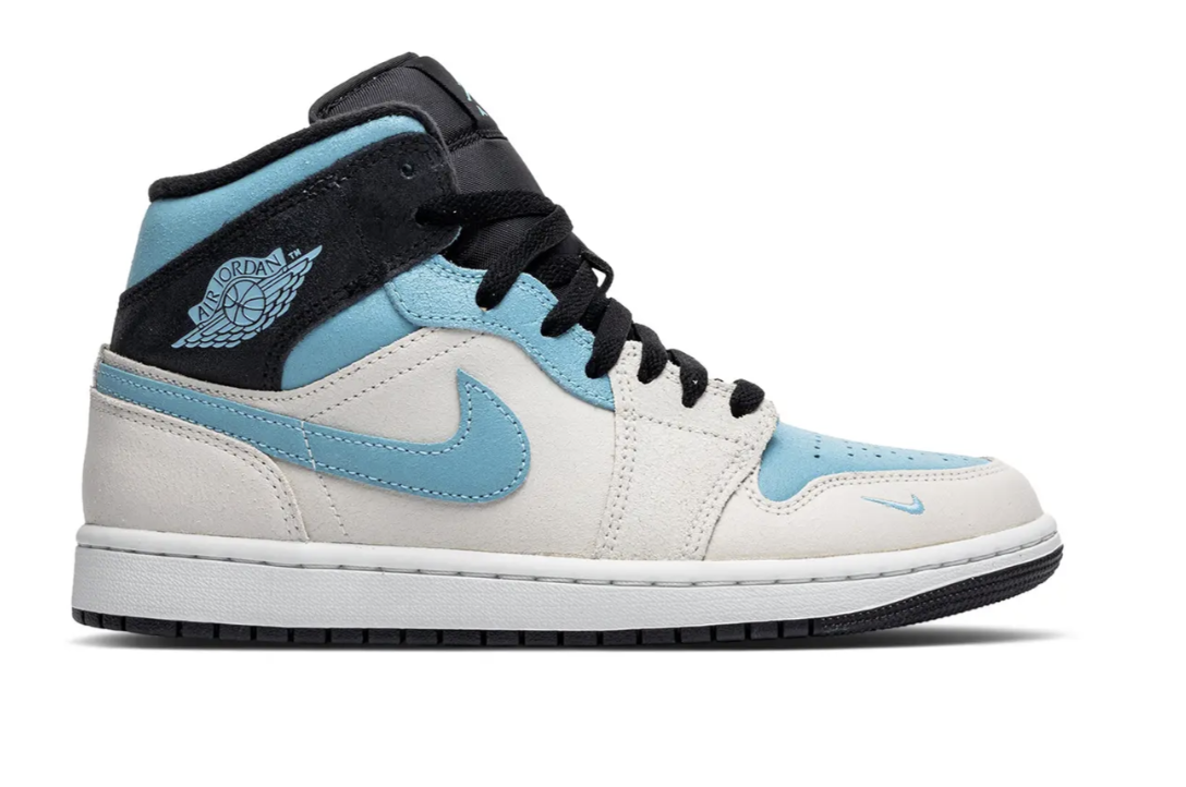 Jordan 1 Mid "Blue Chill"