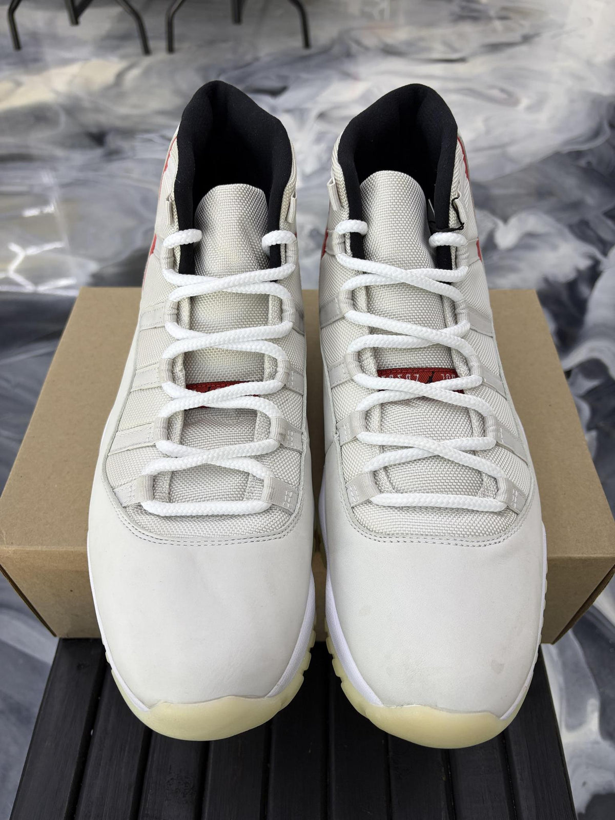 Jordan 11 "Platinum" Used Size 14