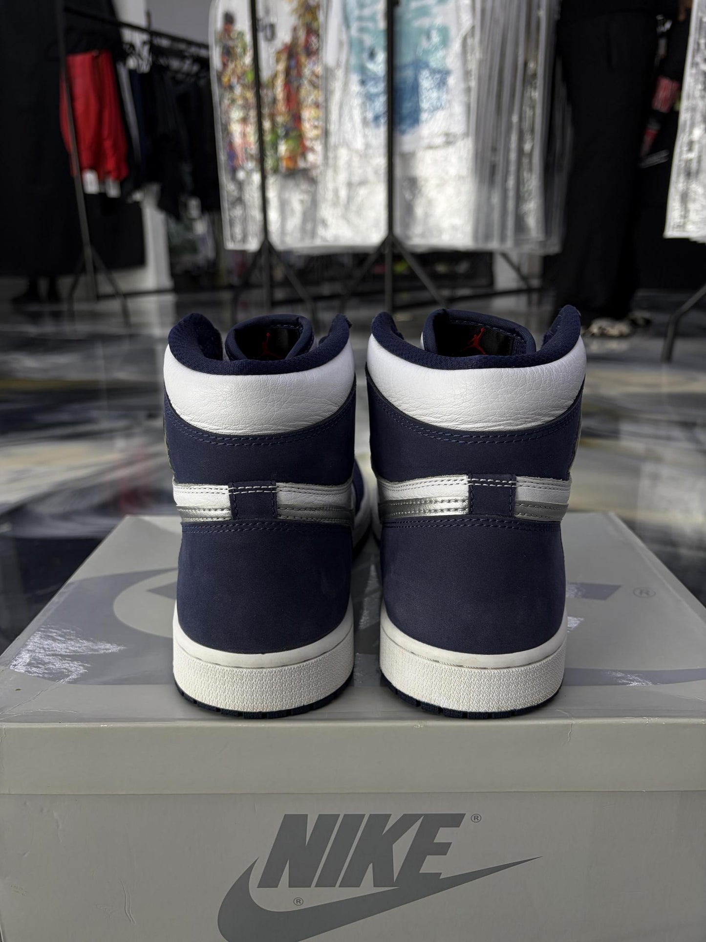 Jordan 1 High CO.JP "Midnight Navy" Used Size 10