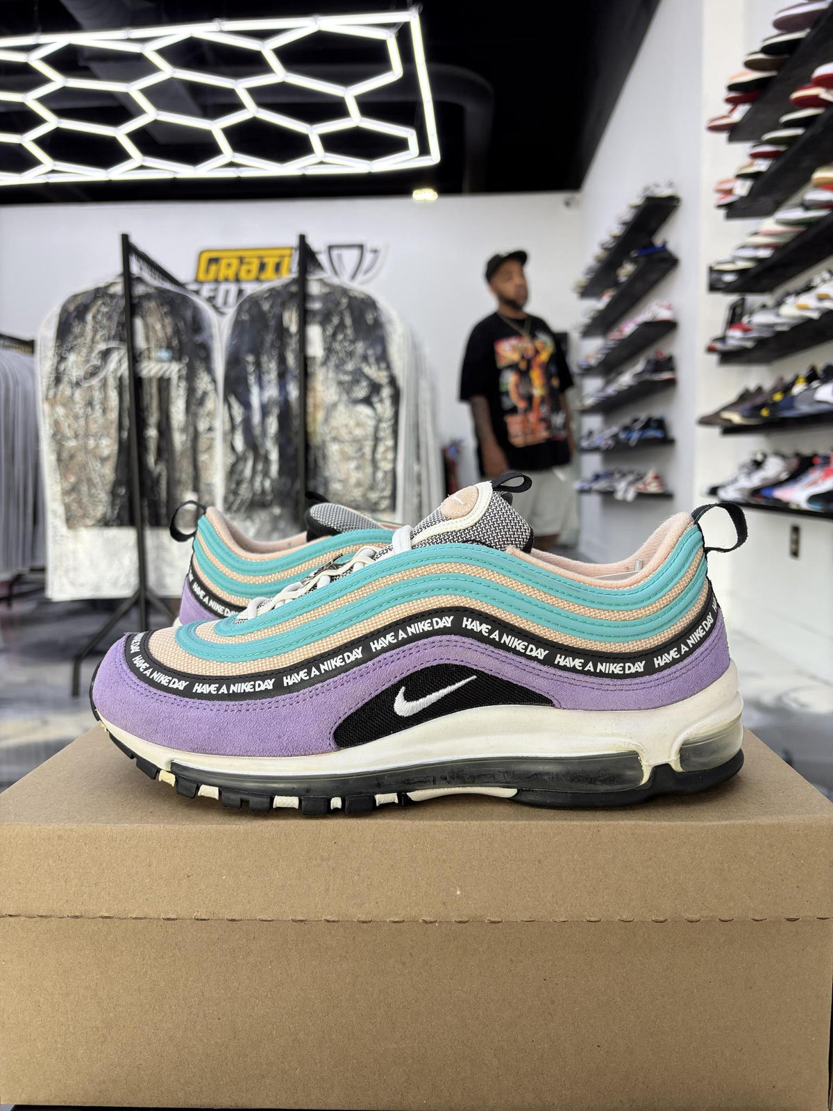 Nike Air Max 97 "Have A Nike Day" Used Size 9.5