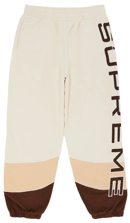 Supreme Paneled Sweat Pant "Natural"