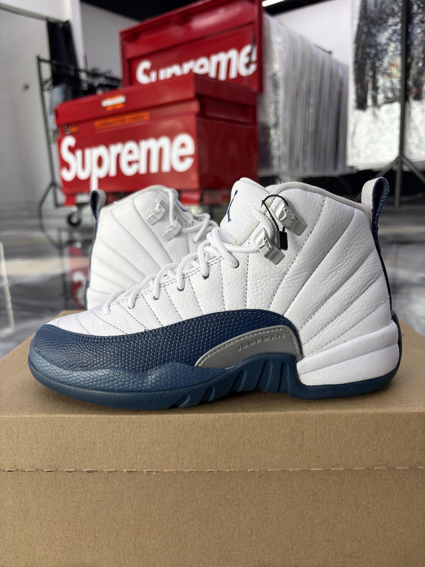 Jordan 12 "French Blue" Used Size 4.5Y/6W