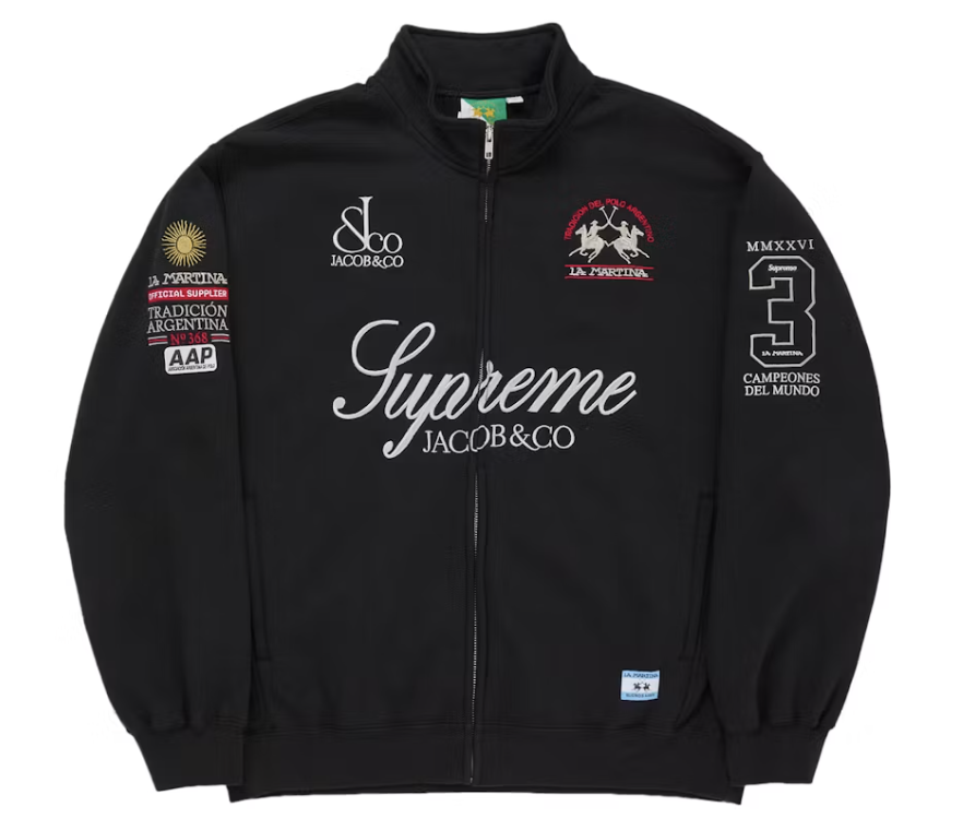 Supreme X La Martina Jacob & Co. Zip Up Jacket "Black"