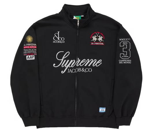 Supreme X La Martina Jacob & Co. Zip Up Jacket "Black"