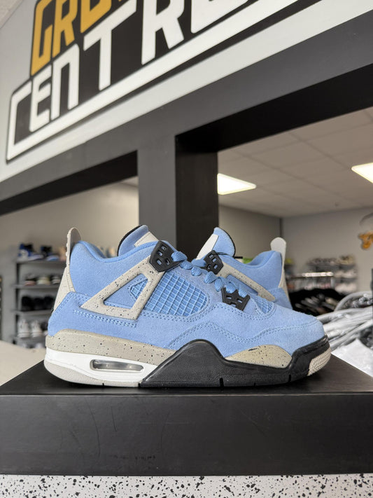 Jordan 4 "University Blue" Used Size 4.5Y/6W