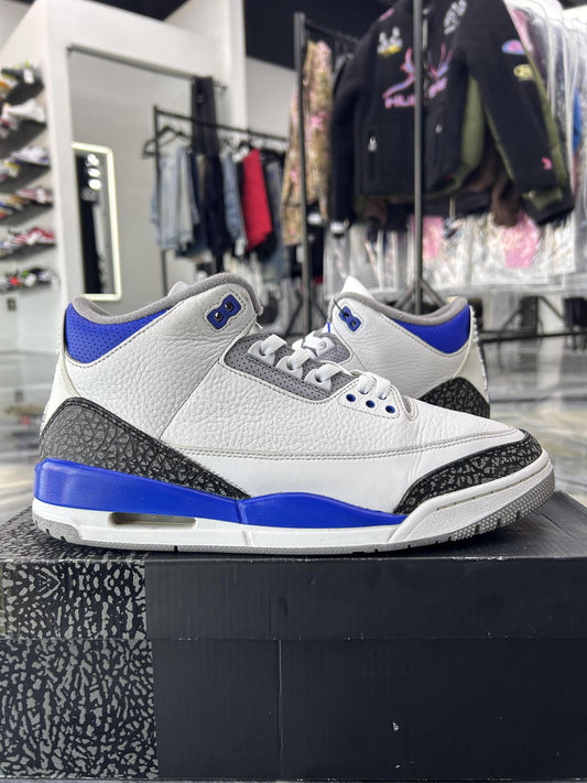 Jordan 3 "Racer Blue" Used Size 11