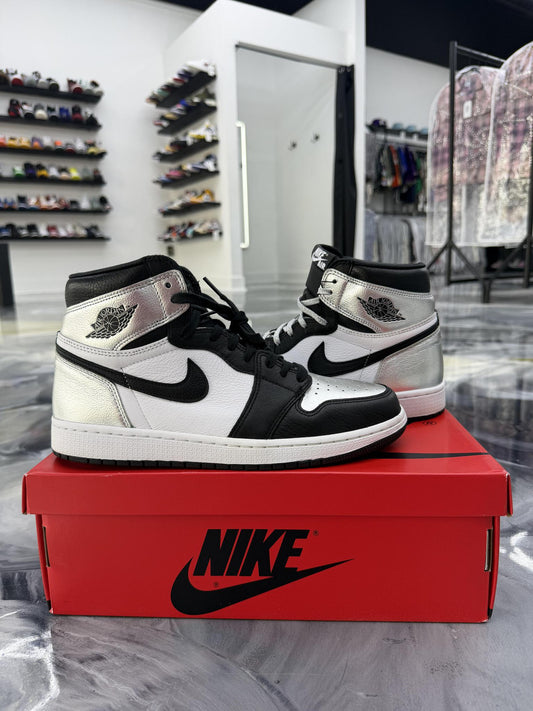 Jordan 1 "Metallic Silver" Used Size 9.5