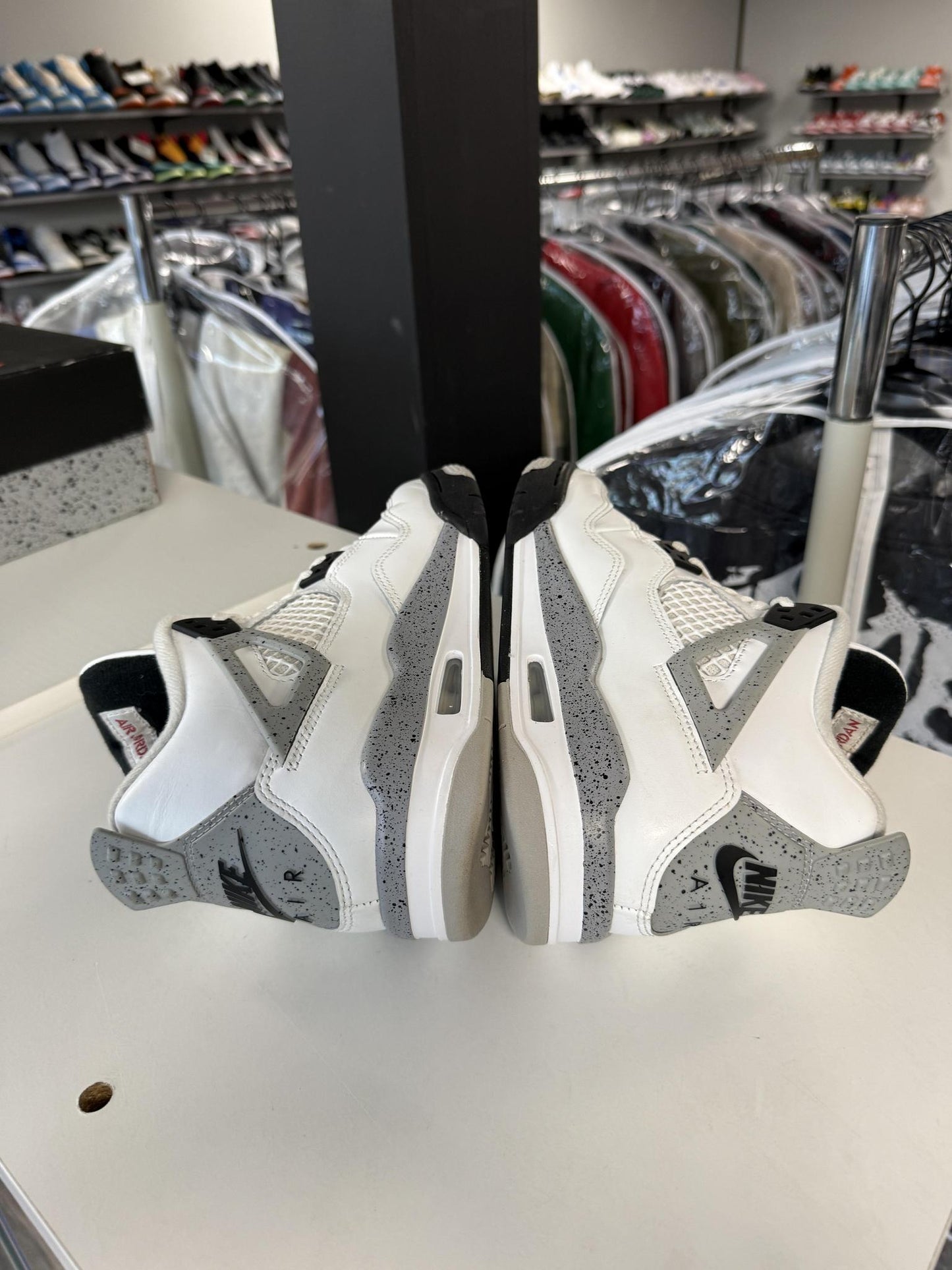 Jordan 4 "White Cement" Used Size 6Y/7.5W